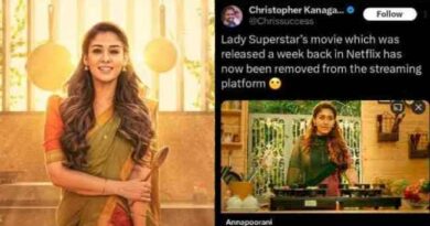 Nayanthara Annapoorani Controversy